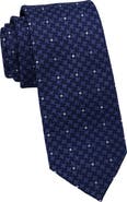 KARL LAGERFELD Dotted Houndstooth Tie