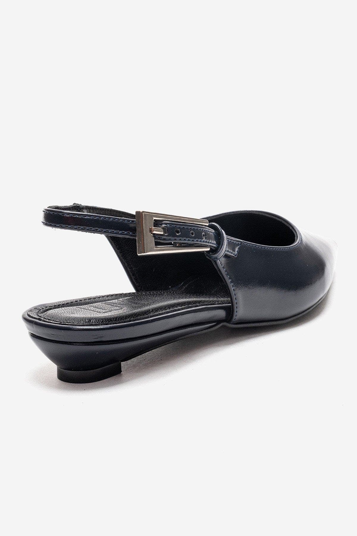 Jenna Slingback Pointed Toe Pump, Alternate, color, Navy