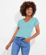 Joe Browns Eyelet V-neck Tee