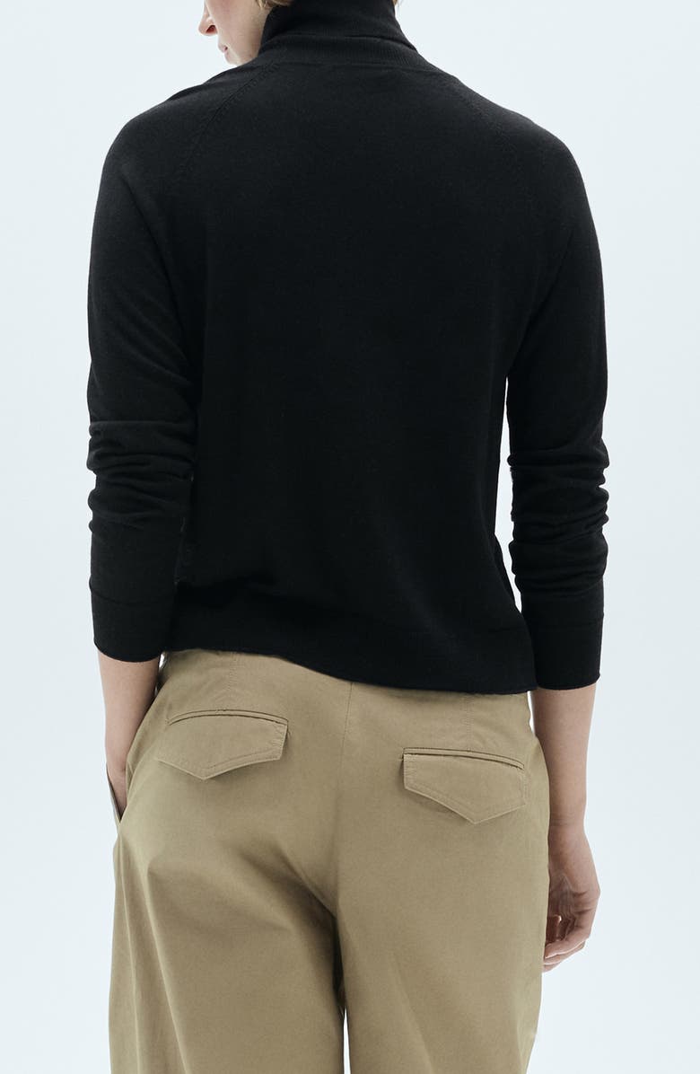 MANGO Fine Knit Turtleneck Sweater, Alternate, color,