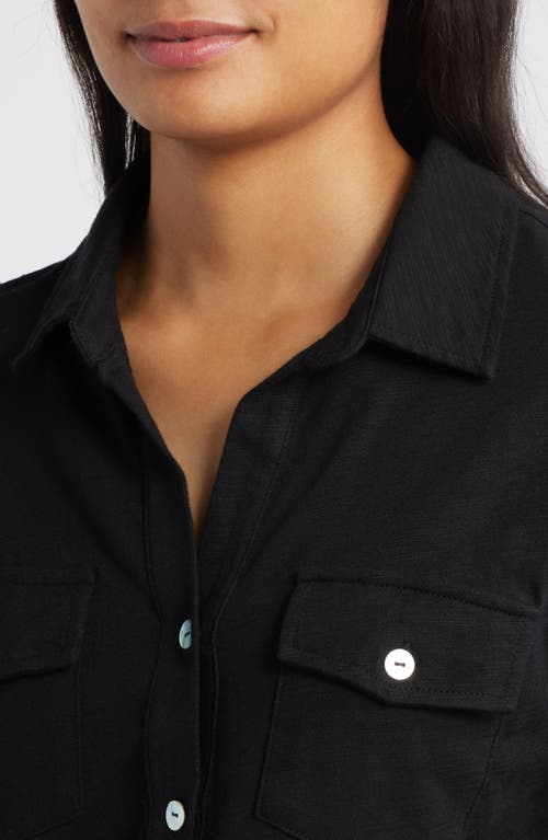 Apny Western Button-up Shirt In Black