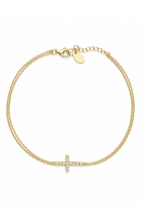 Grace Cross Anklet