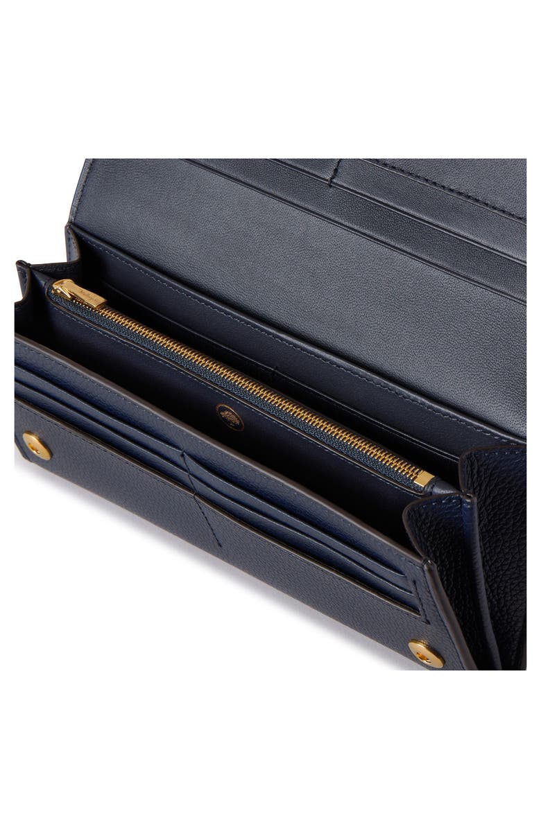 Mulberry Leather Continental Wallet, Alternate, color, Night Sky