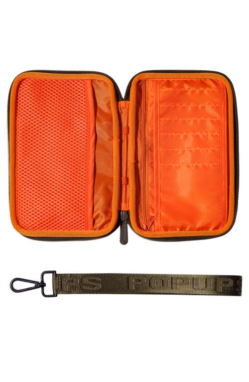 Pop Ups Brand Water Resistant Neoprene Passport Wallet In Green