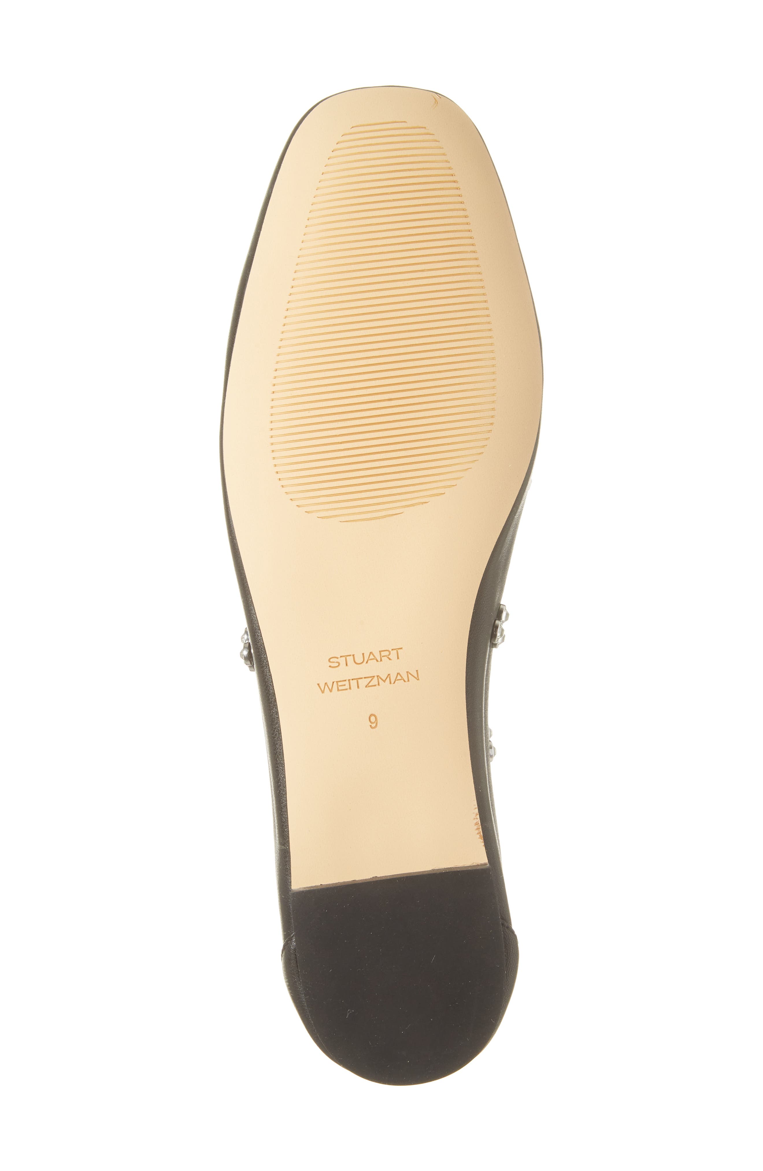 Stuart Weitzman Tammy Crystal Embellished Ballet Flat, Alternate, color, 