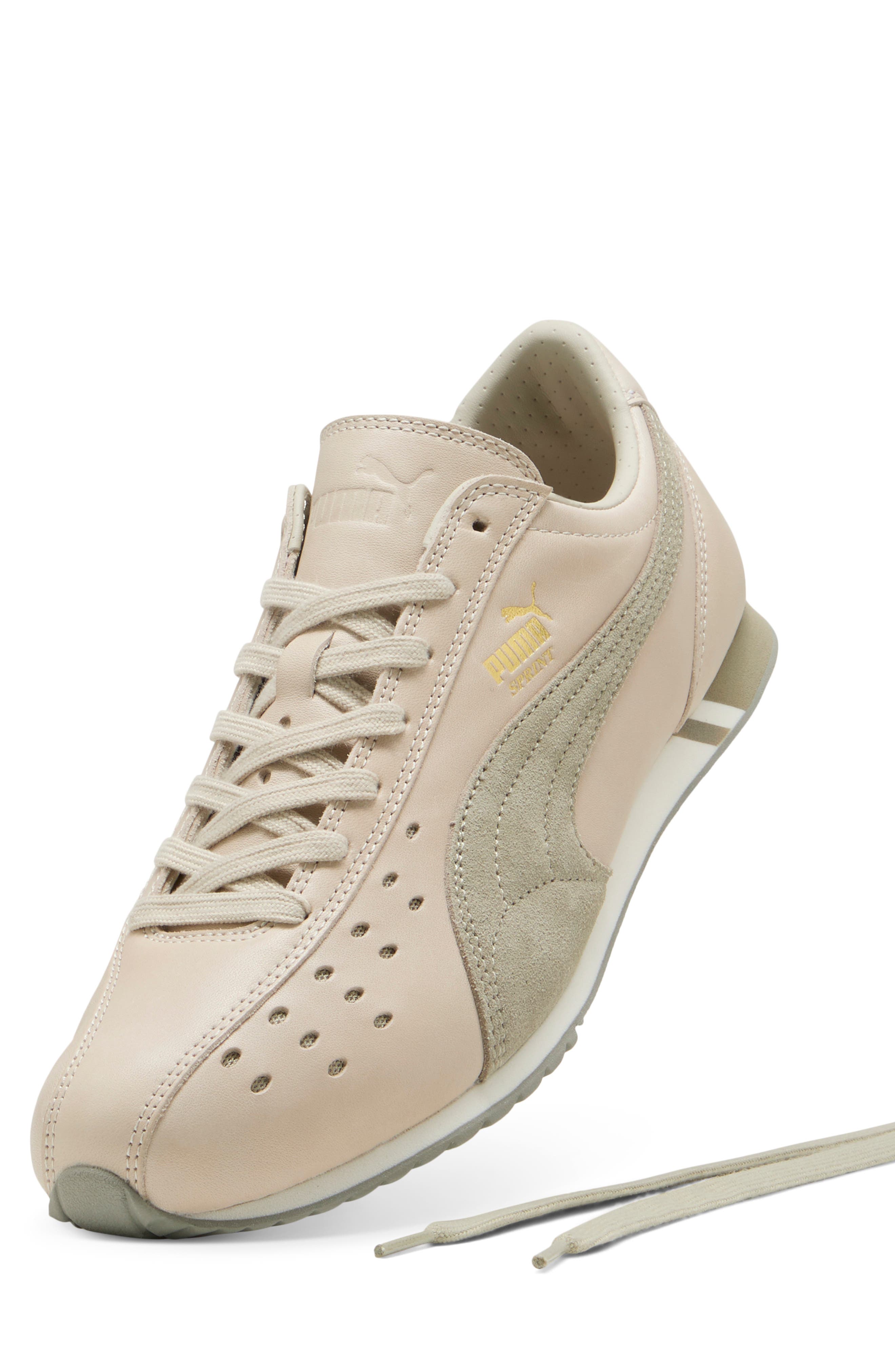 PUMA Sprint Premium Sneaker, Alternate, color, Desert Dust/ Birch Tree