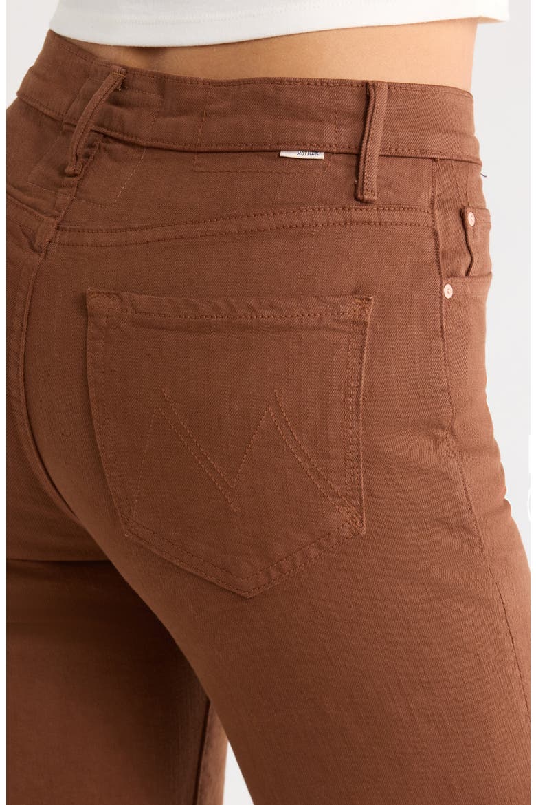 The Kick It High Waist Straight Leg Jeans, Alternate, color, BISON
