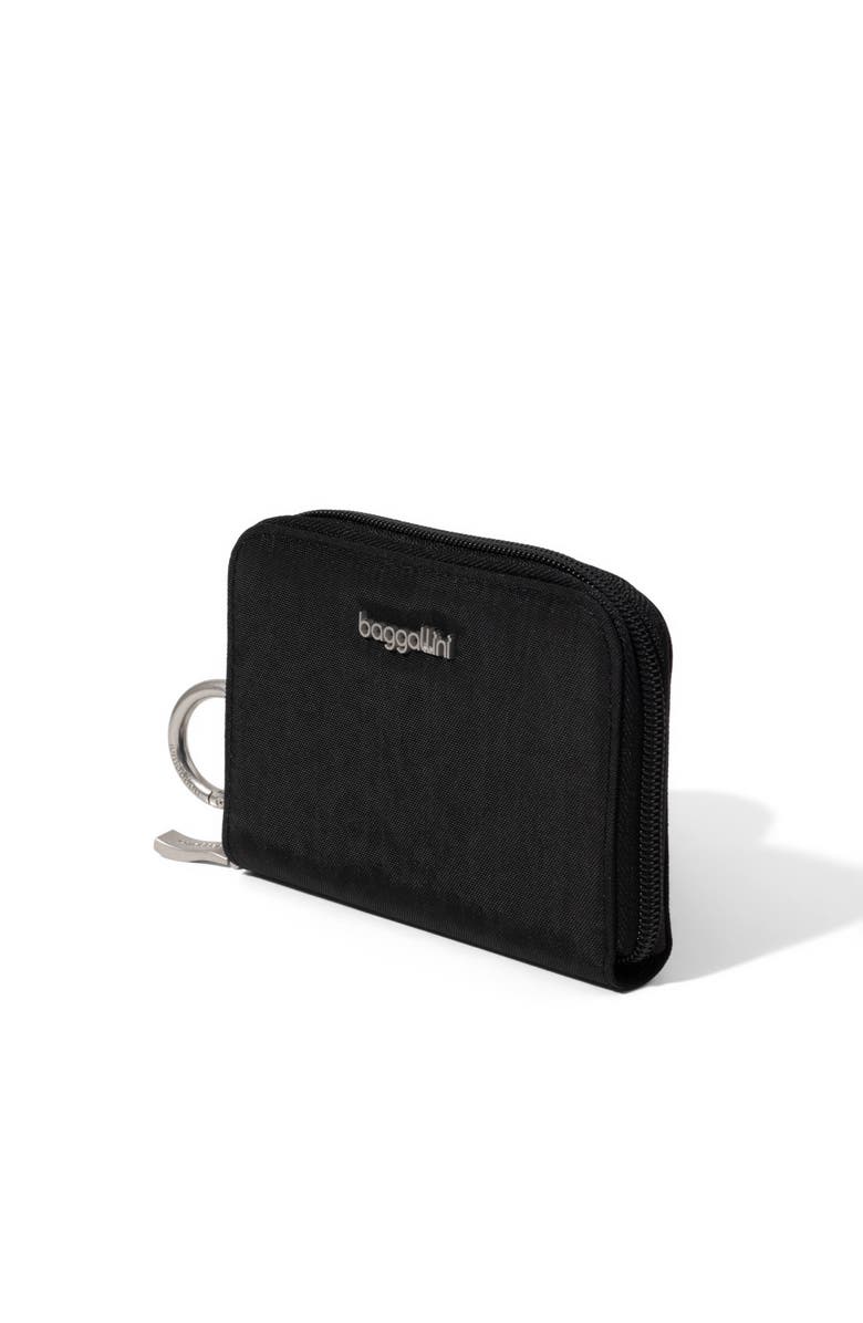 BAGGALLINI Deluxe Card Case, Alternate, color, Black Cheetah Emboss