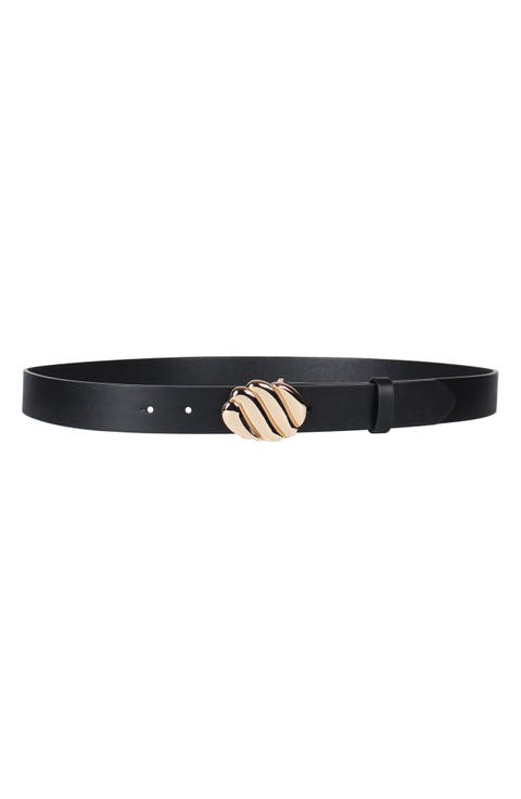 Twist Plaque Buckle Belt