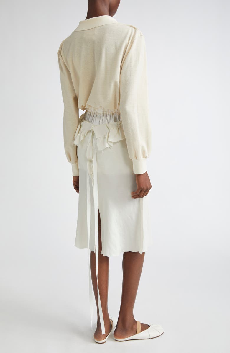 Maison Margiela Anonymity of the Lining Long Sleeve Dress, Alternate, color, 