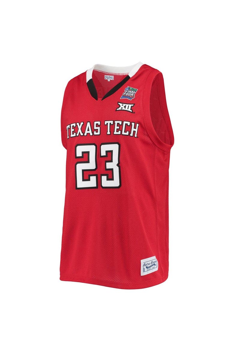Men's Original Retro Brand Jarrett Culver Red Texas Tech Red Raiders Alumni Commemorative Replica Basketball Jersey, Alternate, color, Red
