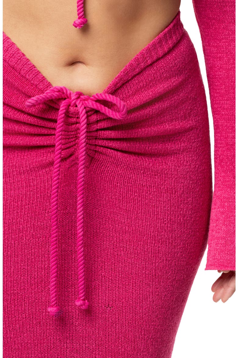 Resort Crop Top & Skirt, Alternate, color, PINK