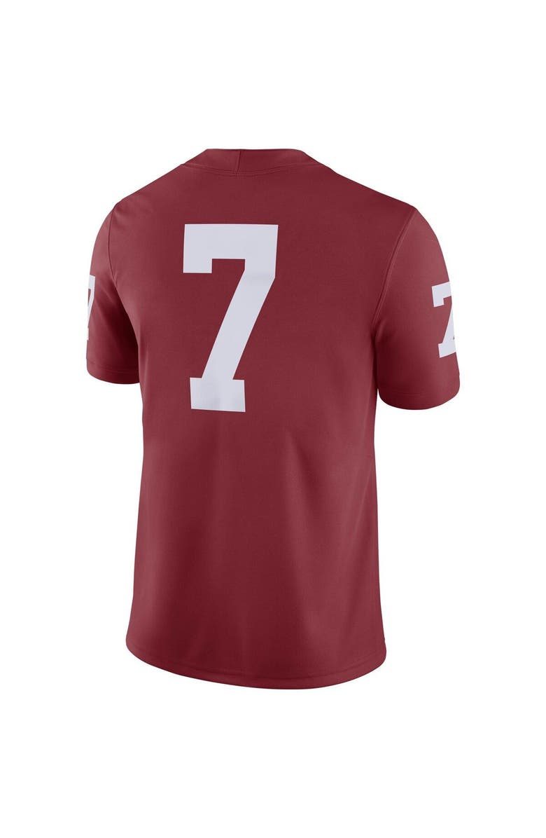 Jordan Brand Men's Jordan Brand #7 Crimson Oklahoma Sooners Team Game Jersey, Alternate, color,