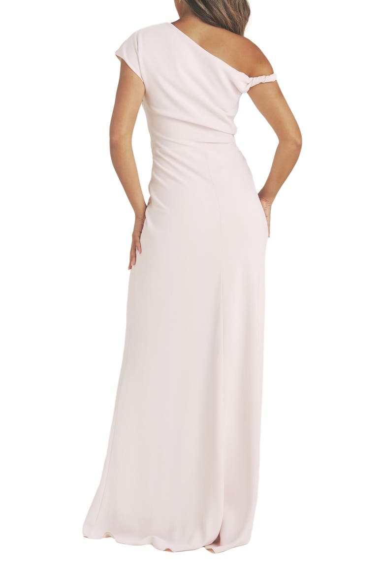 Robyn Asymmetrical Twist Maxi Dress, Alternate, color, Pale Pink