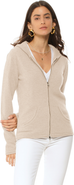 Monticelli Cashmere Pure Cashmere Double Zip Hoodie Sweater