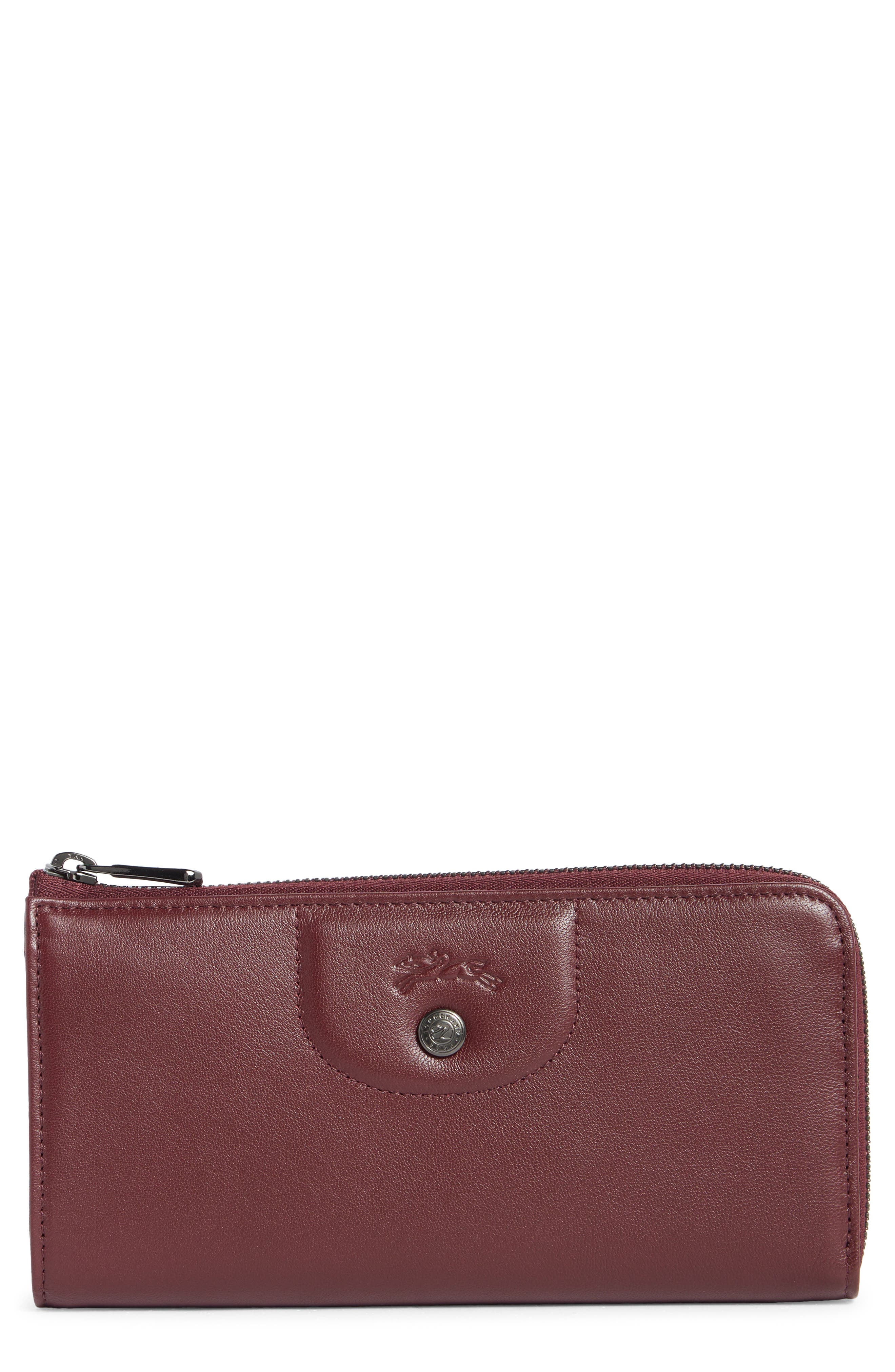 Longchamp Le Pilage Cuir Zip Wallet