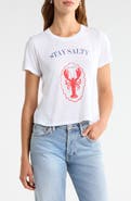 Splendid Stay Salty Graphic Cotton Blend T-Shirt