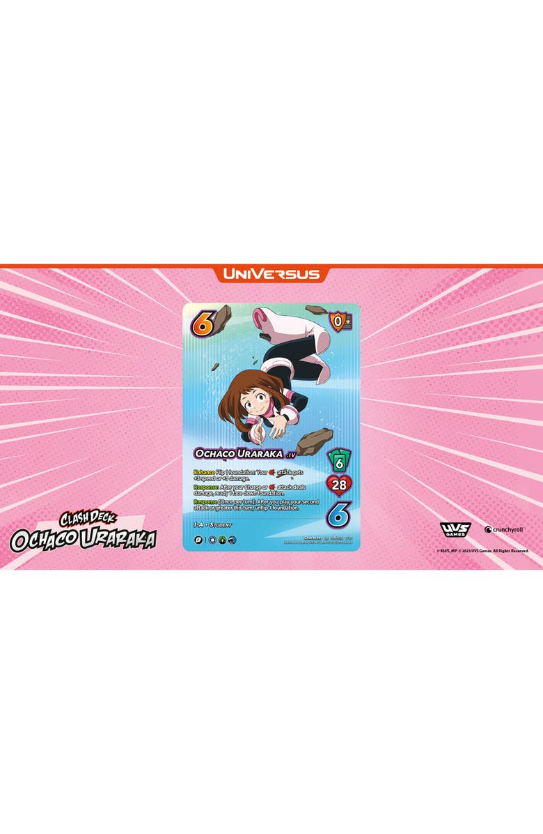 UniVersus My Hero Academia Card Game Set 6 Jet Burn Clash, Alternate, color, Multicolored
