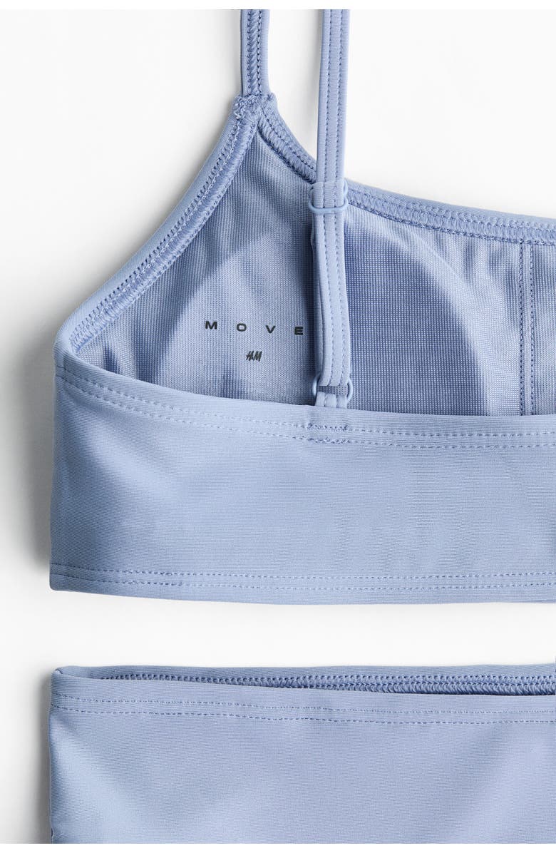 H&M Sports Bikini Set With Lycra<sup>®</sup> Xtra Life, Alternate, color, Light Blue