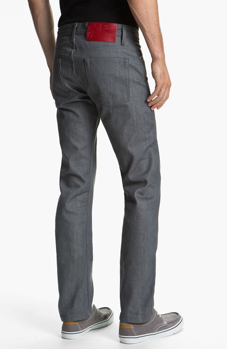 Naked & Famous Denim Weird Guy Slim Fit Selvedge Jeans, Alternate, color, 