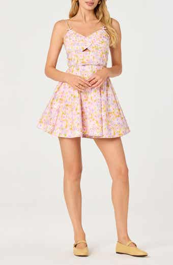 Isha Floral Cutout Minidress