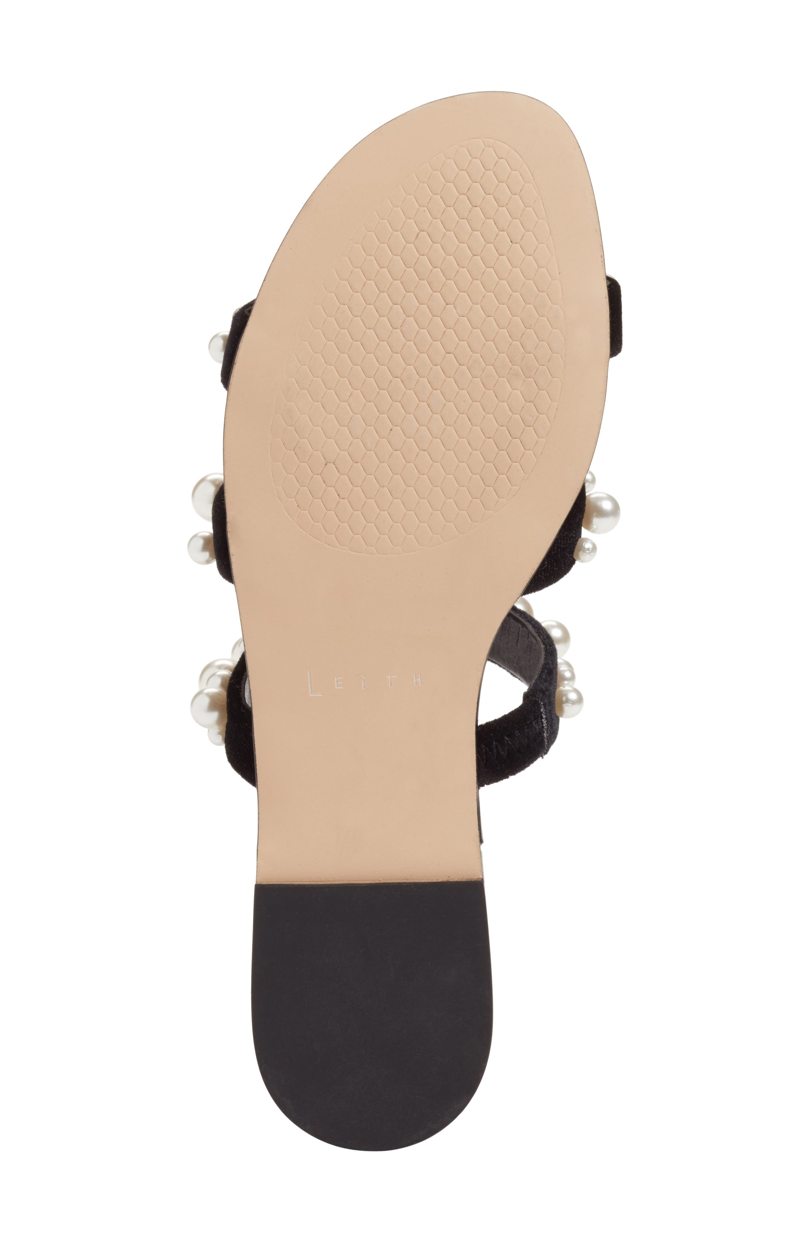 Stunner Embellished Strappy Slide Sandal, Alternate, color, BLACK VELVET
