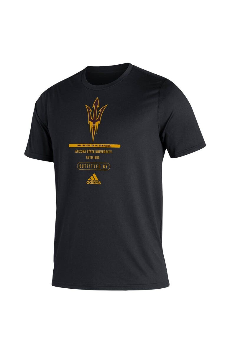 adidas Men's adidas Black Arizona State Sun Devils Sideline Locker Tag Creator AEROREADY T-Shirt, Alternate, color,