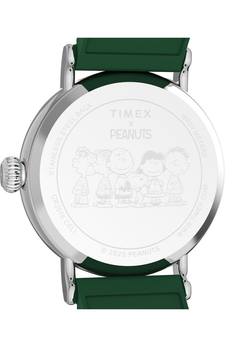 Timex<sup>®</sup> x Peanuts<sup>®</sup> Golf Standard Silicone Strap Watch, 40mm, Alternate, color, 
