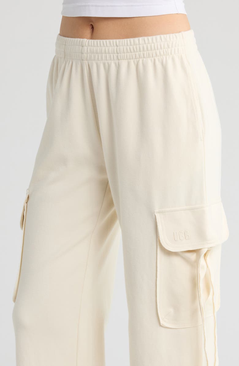 UGG<sup>®</sup> Ophira Cargo Pants, Alternate, color, Cream