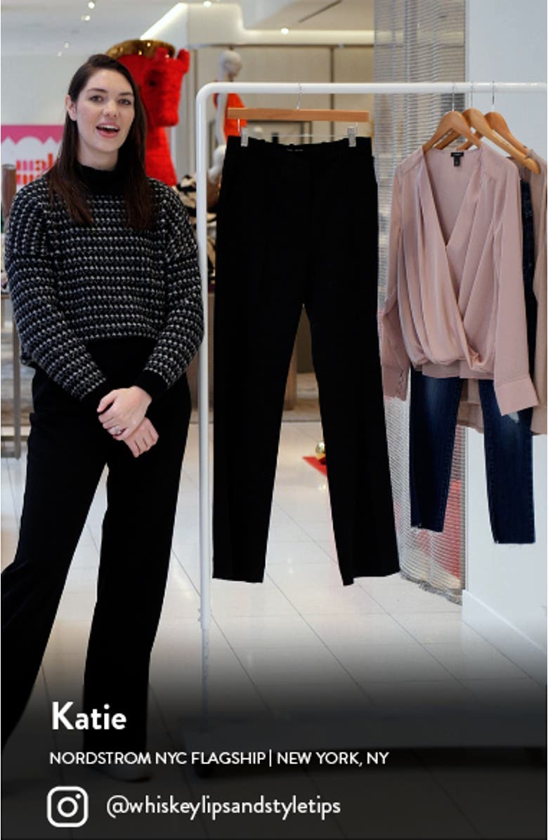 Kick Flare Wool Blend Trousers, sales video thumbnail