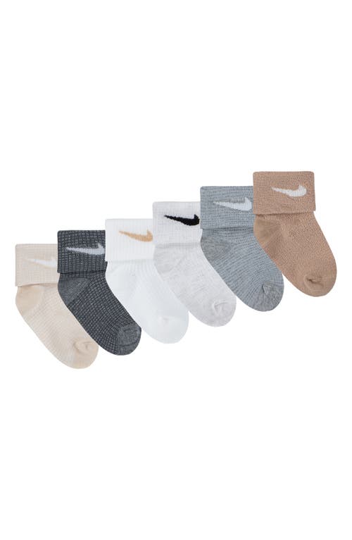 Shop Nike Assorted 6-pack Lightweight Ankle Socks
