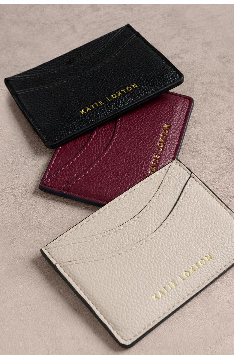 Katie Loxton Alba Card Holder, Alternate, color, Black