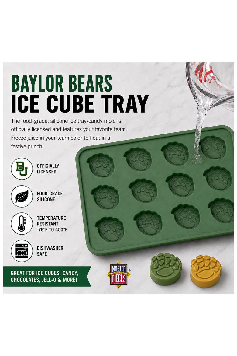 Baylor Bears Ice Cube Tray, Alternate, color, Green