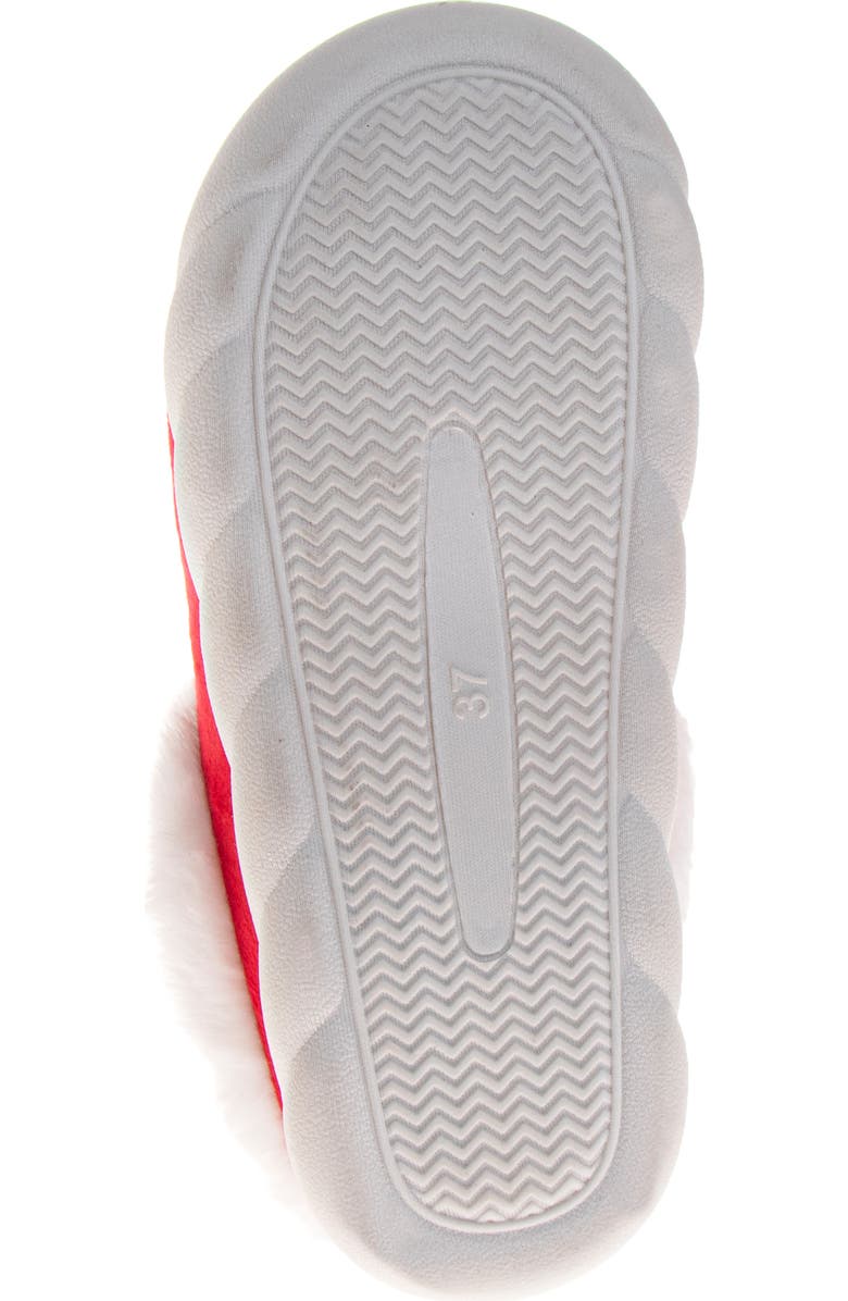 JOSMO Coca-Cola<sup>®</sup> Faux Fur Trim Slipper, Alternate, color, Red White