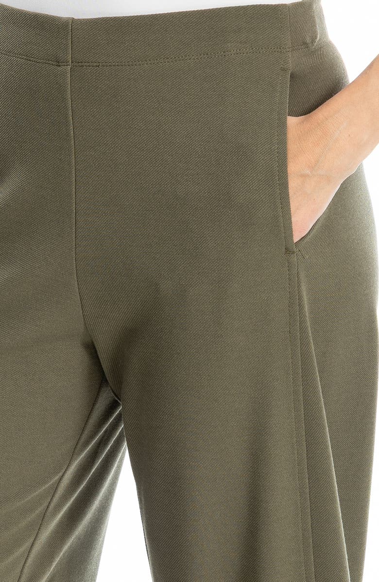 MAX STUDIO Twill Knit Barrel Leg Pants, Alternate, color, Sage