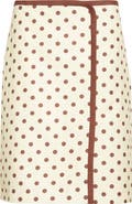 POSSE Bowie Polka Dot Pencil Skirt
