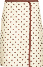 POSSE Bowie Polka Dot Pencil Skirt