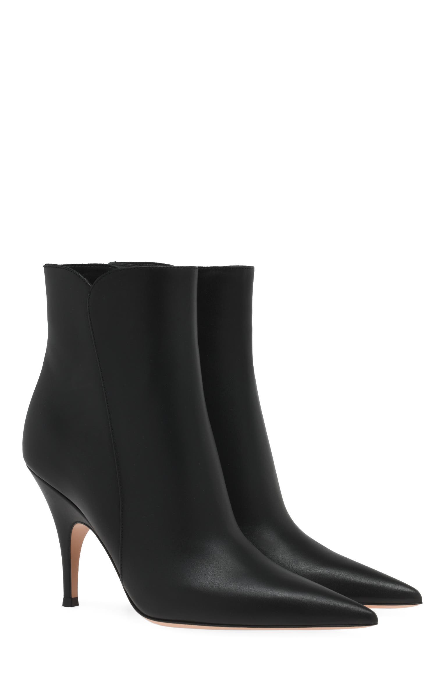 Sofia Bootie, Alternate, color, Black Calf Leather