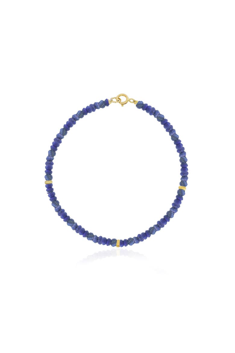 Lapis Bead Bracelet, Main, color, Lapis