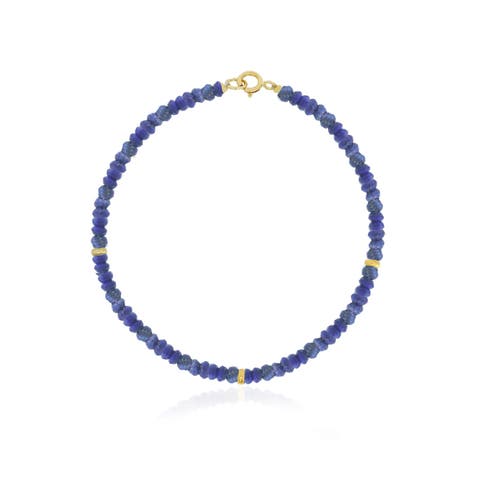 Lapis Bead Bracelet