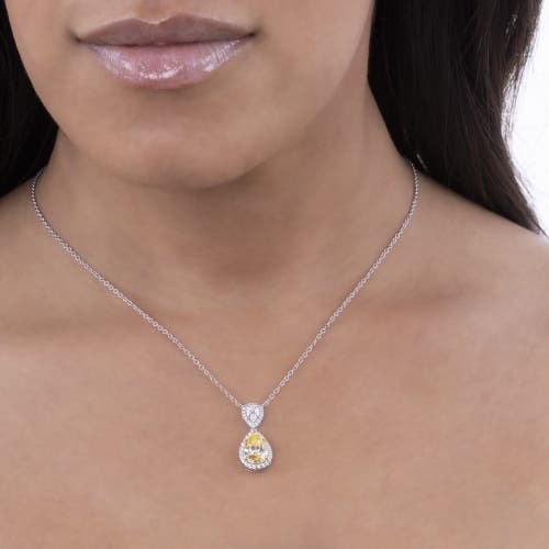 Anna Zuckerman Elizabeth 26 Canary Yellow Crystalline Necklace In Canary Yellow Crystalline