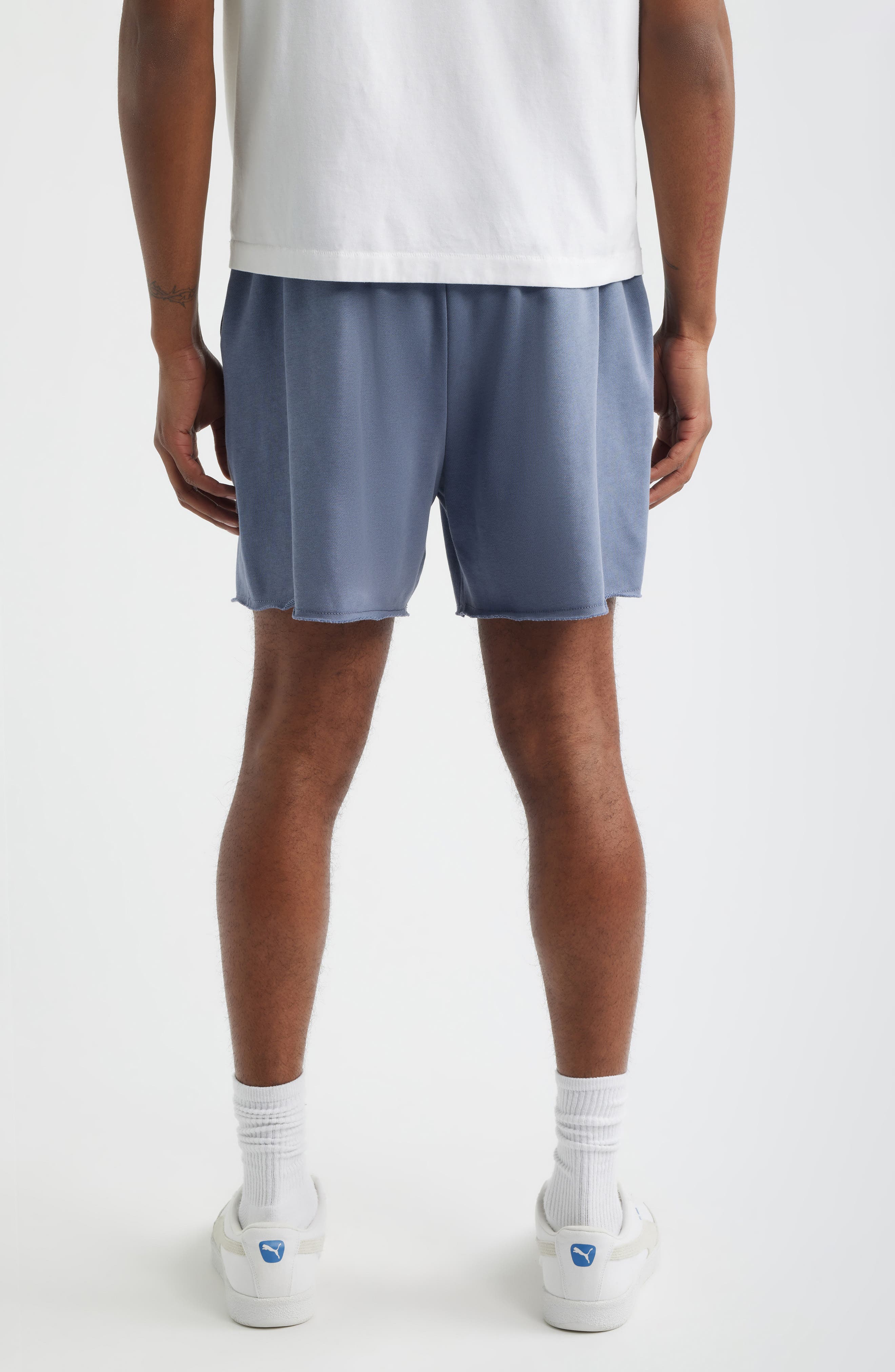 Frayed Terry Sweat Shorts - image 4