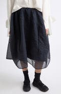 Cecilie Bahnsen Fosia Matelassé Midi Skirt