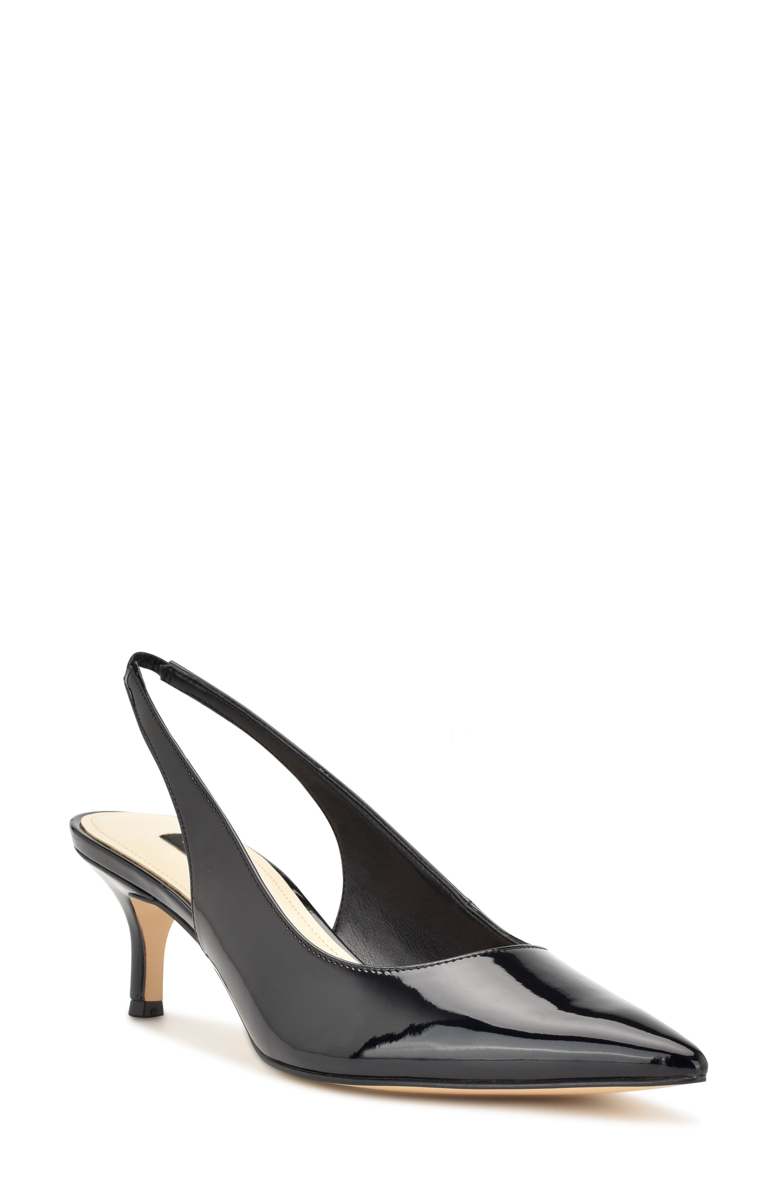 Nine West Nataly Pointed Toe Kitten Heel Pump, Main, color, 