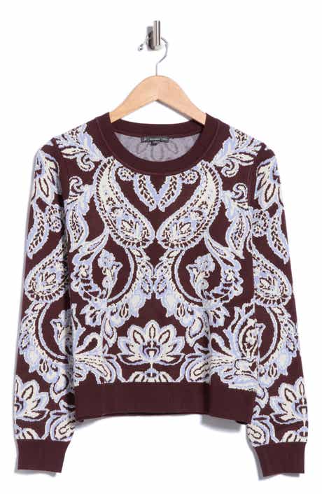 Floral Jacquard Sweater