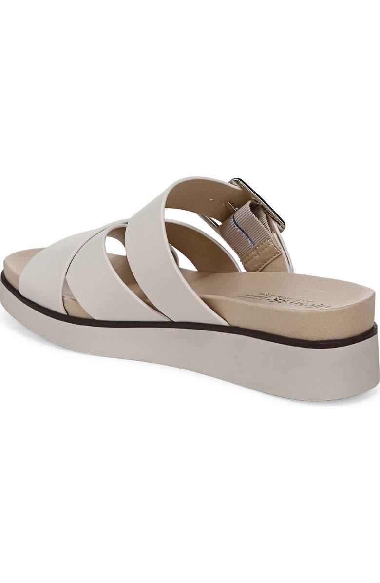 LifeStride Getaway Platform Slide Sandal, Alternate, color, Bone