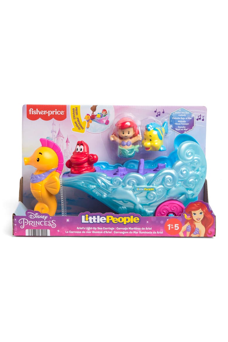Disney® Princess Ariel’s Light-Up Sea Carriage Playset, Main, color, NO COLOR
