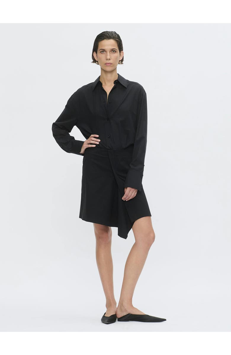 Callas Milano GEMMINI Wrap shirt dress, Alternate, color, Black