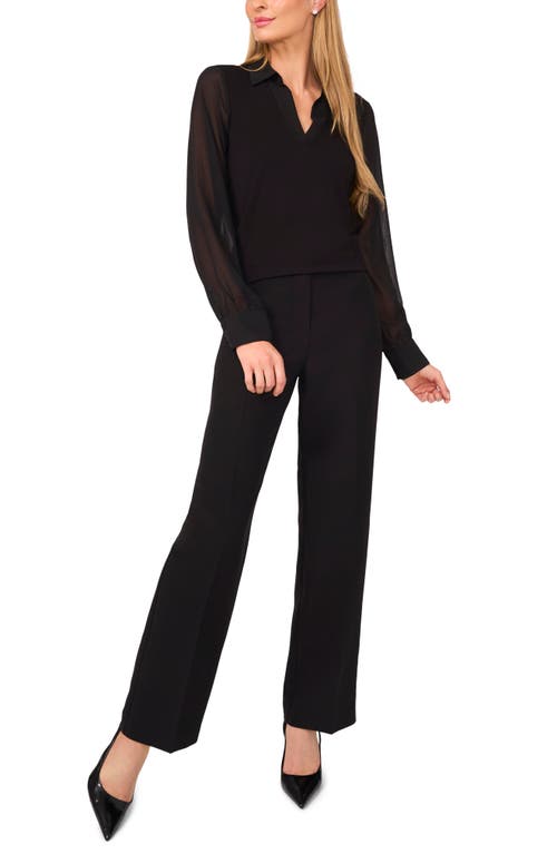 Halogenr Halogen(r) Layered Look Sweater Vest In Black