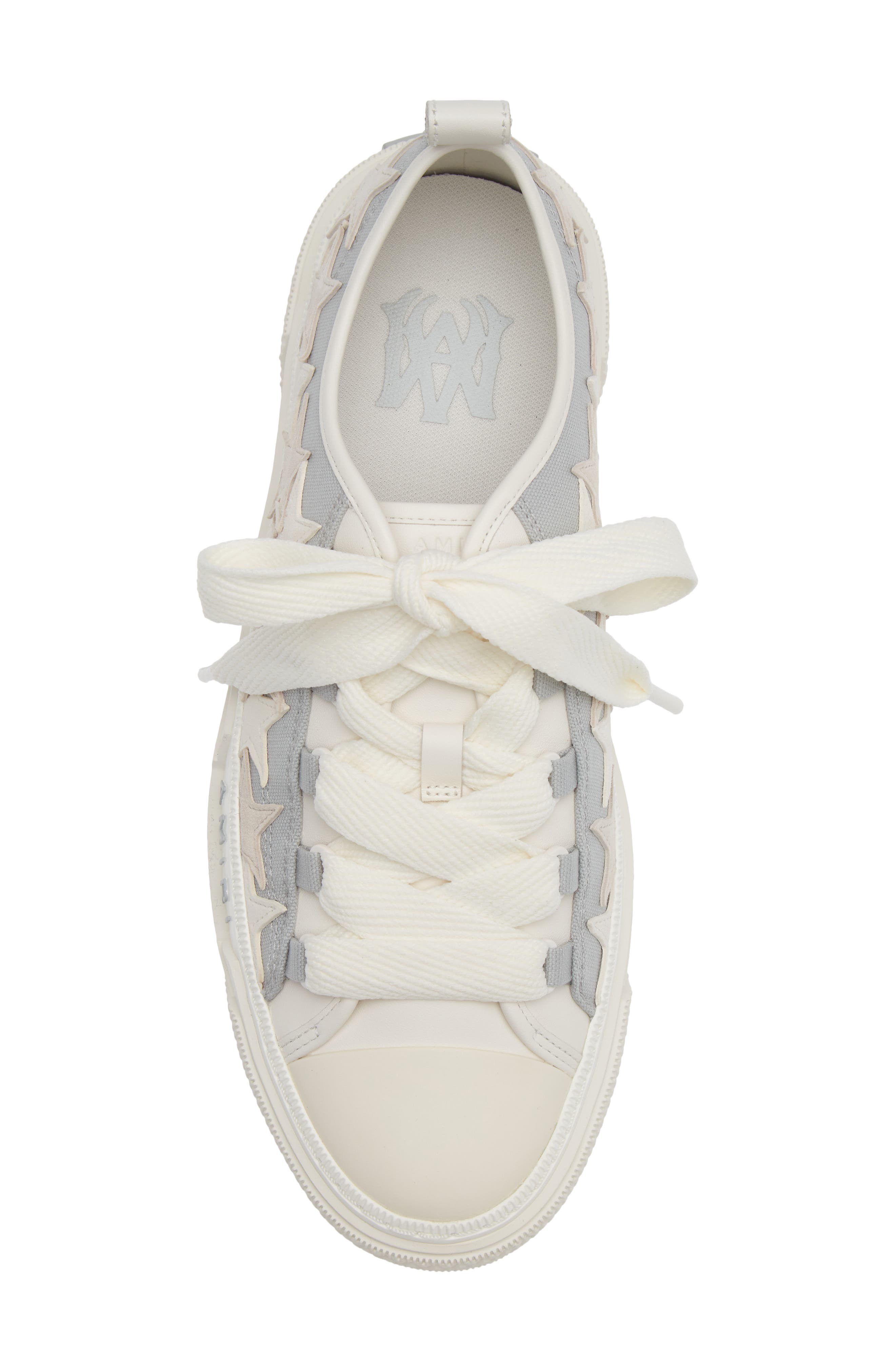 AMIRI Stars Court Low Sneaker, Alternate, color, Ash